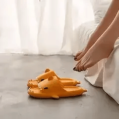 Trendy SoftSteps Sharkies Slipper – Soft, Cushioned & Buy 1 Get 1 Free-Blue-3.5-4.5-The Livary