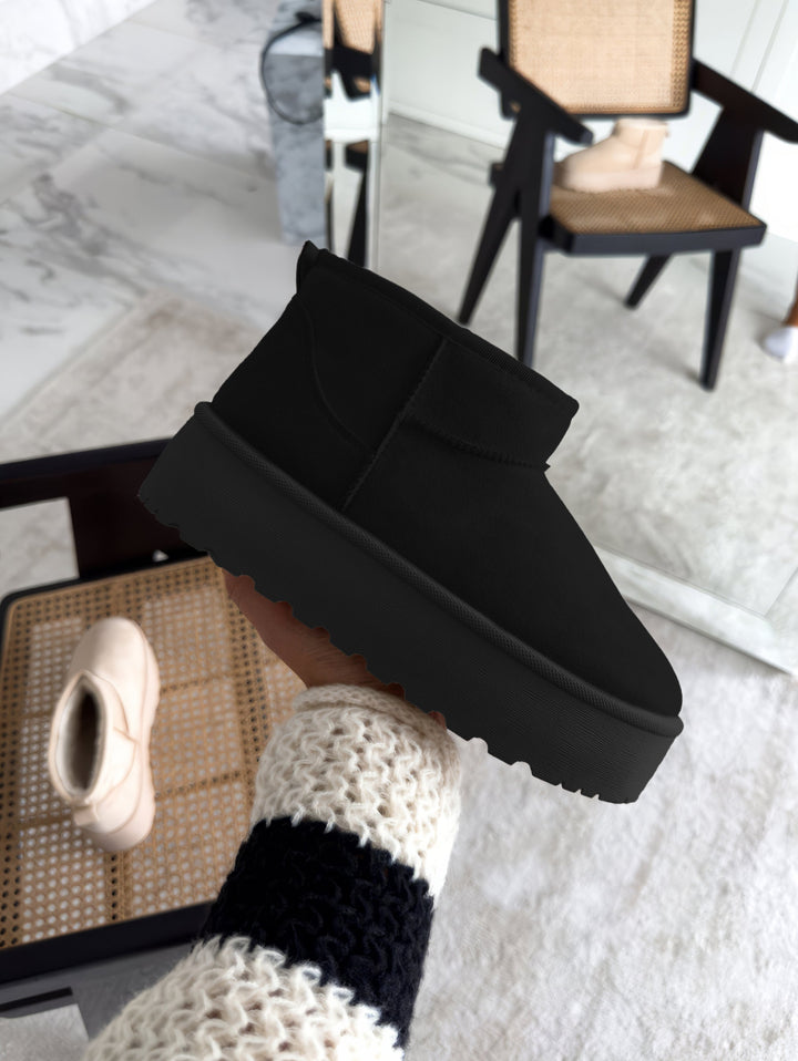 Ladies Winter Boots - WinterWalker-Black-3.5-The Livary