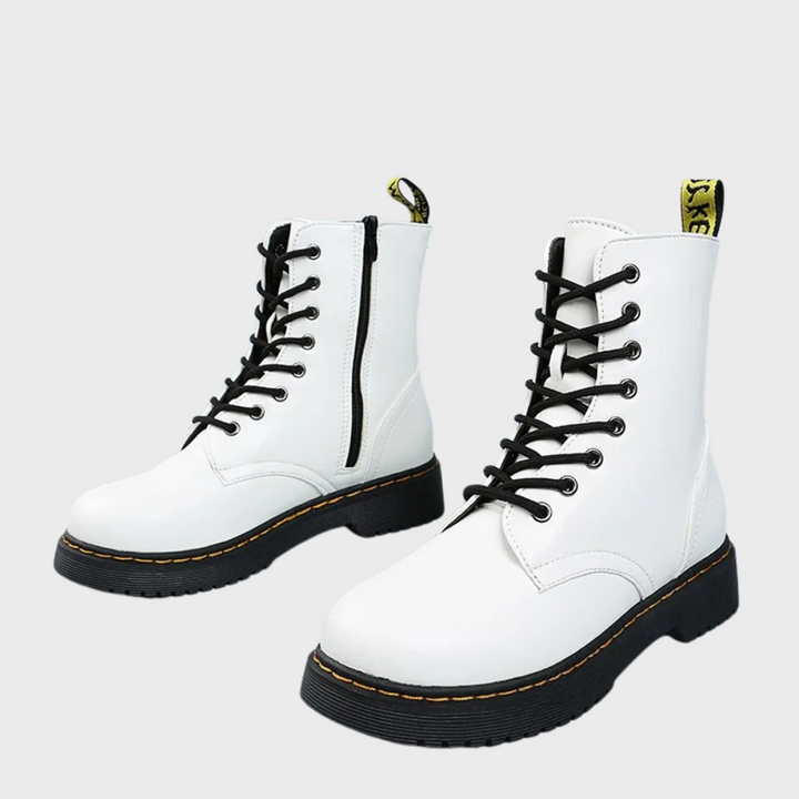 Luna Women's Boots-White-2.5-The Livary