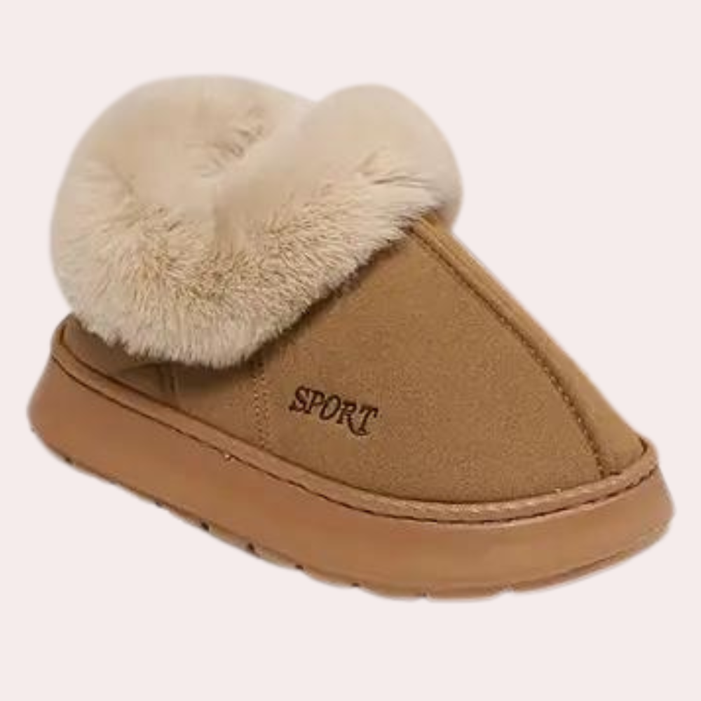 Soft and Warm Ladies Slippers - Nova-Black-2.5-The Livary