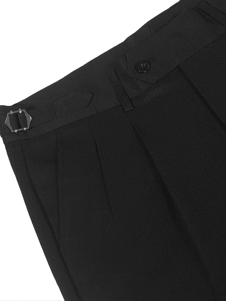 Lightweight Black Business Trousers for Men - Finn-S-The Livary