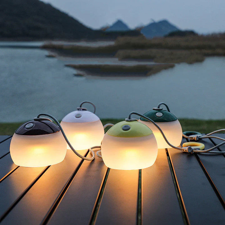 Multifunctional Vintage Camping Lamp - HeritageGlow-Brown-The Livary