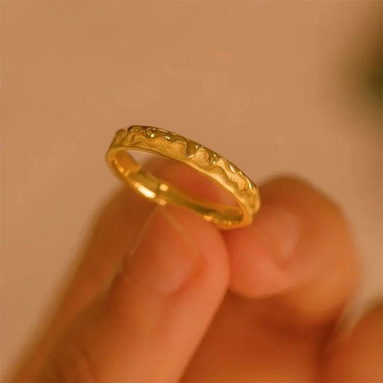 Stylish Golden Honey Ring - Sienna-5-The Livary