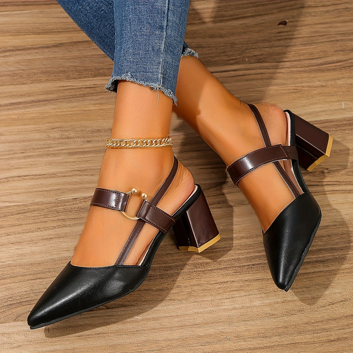 Orthopaedic Stylish Heels – Gabrielle-Black-3-The Livary