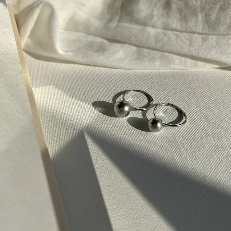 Classic Adjustable Pearl Ring - Sofia-White-The Livary