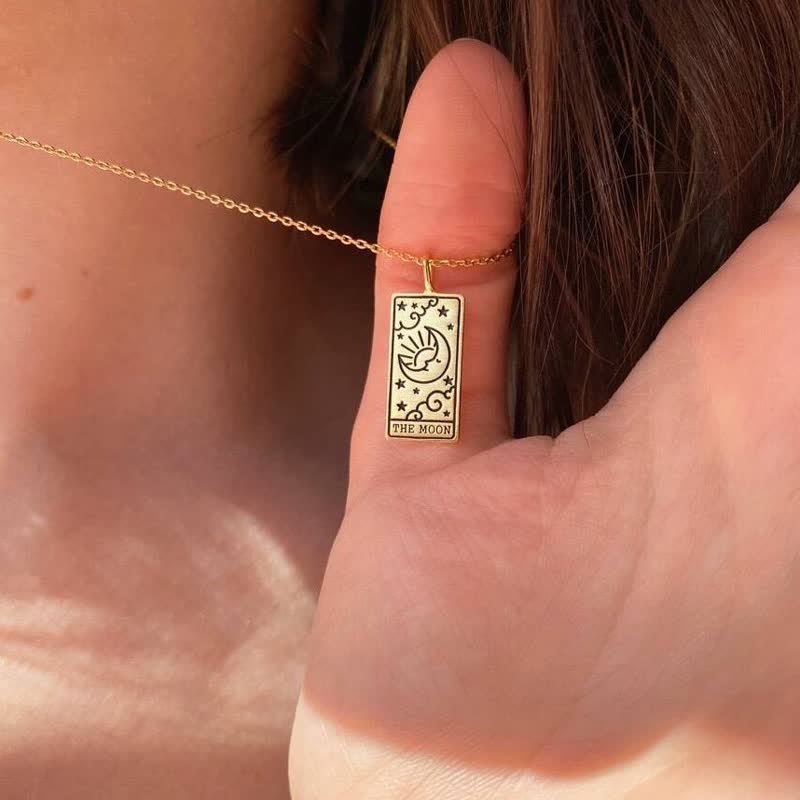 Vintage Tarot Card Lucky Charm - Seraphina-Star-Gold-The Livary