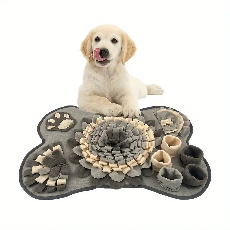 Make Mealtime an Adventure - Buddy Snuffle Mat-Grey-White-The Livary