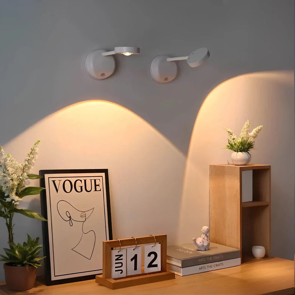 Wireless Motion Sensor Spotlight - LumaFlex-White-Touch Control-The Livary