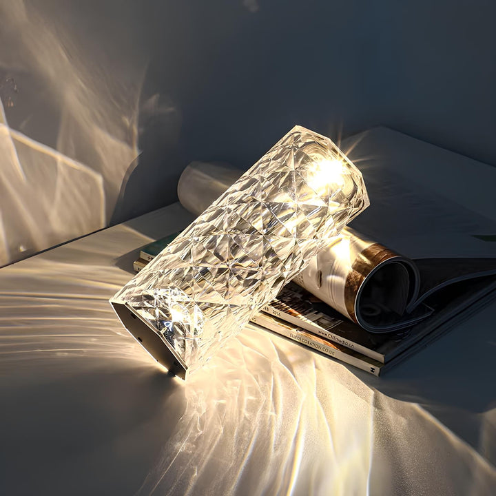 Crystal Table Lamp with Touch Control - Aurora-The Livary