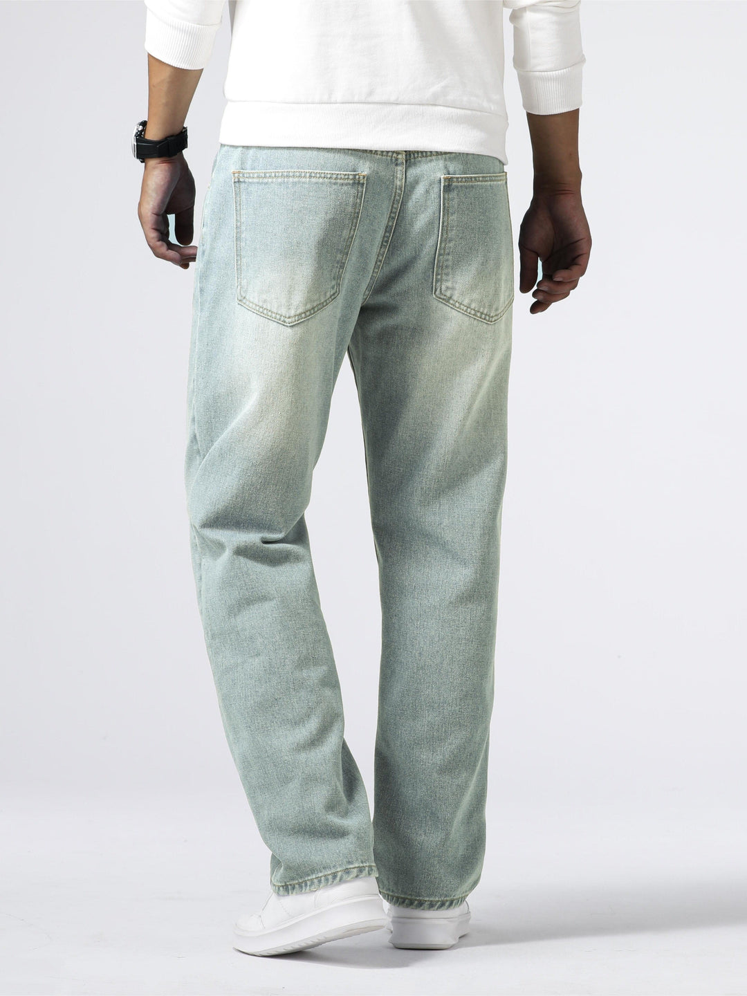 Casual Street Style Men's Jeans – Milan-Blue-S-The Livary