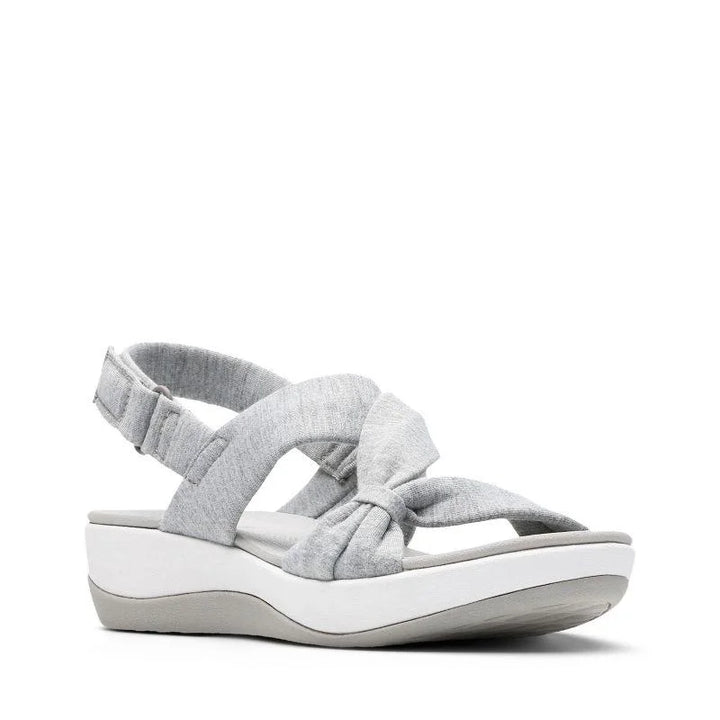 Ultra-comfortable Orthopaedic Women's Summer Sandals – Isabella-Gray-2.5-The Livary