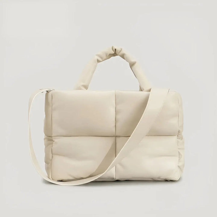 Stylish Quilted Ladies Designer Bags - Sofia-Beige-The Livary