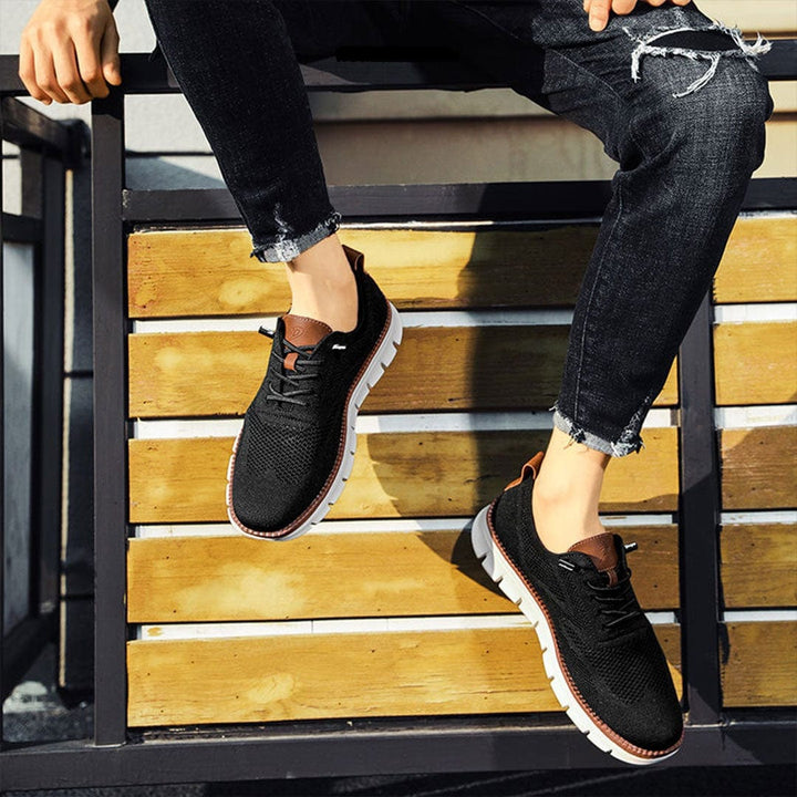 Breathable & Ultra-Comfortable Men's Sneakers in Minimalist Design – Elias-Green-6-The Livary