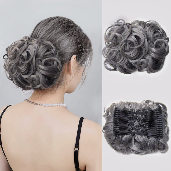 Curly Knot Hair Extension – FluffyFix-01#-The Livary