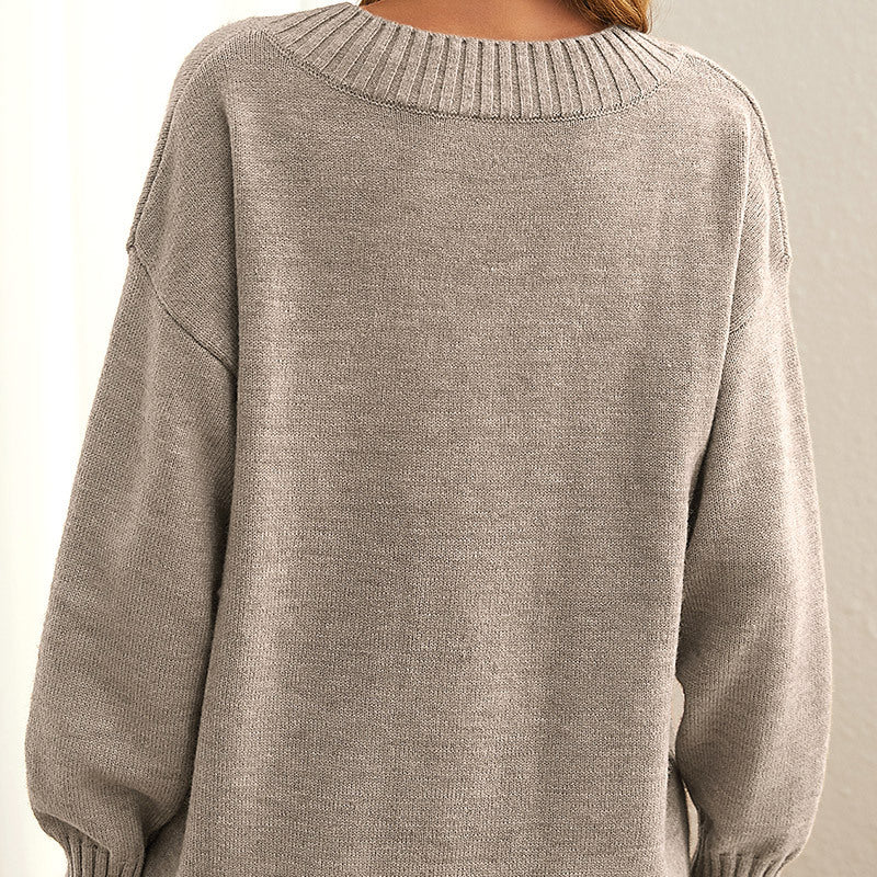 Stylish Cashmere Sweater for Women - Elara-Beige-S-The Livary