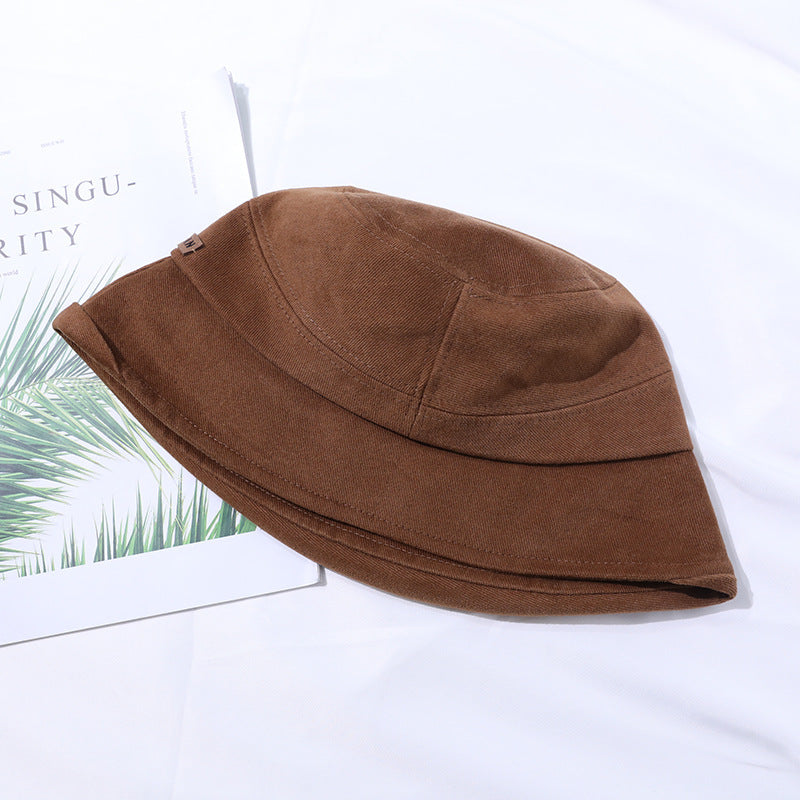 Light summer bucket hat with fine seam design – StitchShade-Brown-The Livary