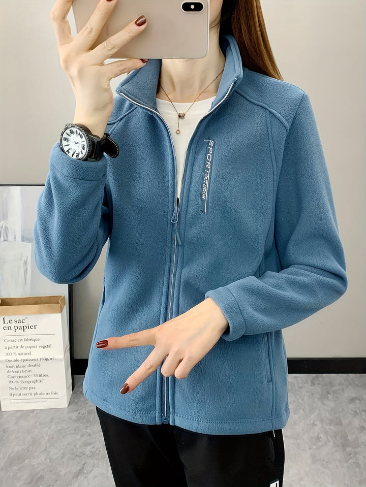 Breathable Fleece Jacket - Aurora-Green-XS-The Livary