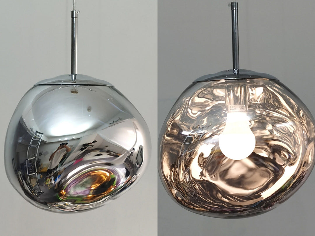 Modern LED Pendant Lamp – Lumaé-Silver-15CM-The Livary