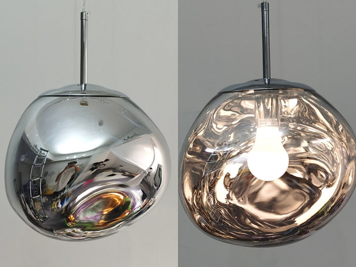 Modern LED Pendant Lamp – Lumaé-Silver-15CM-The Livary