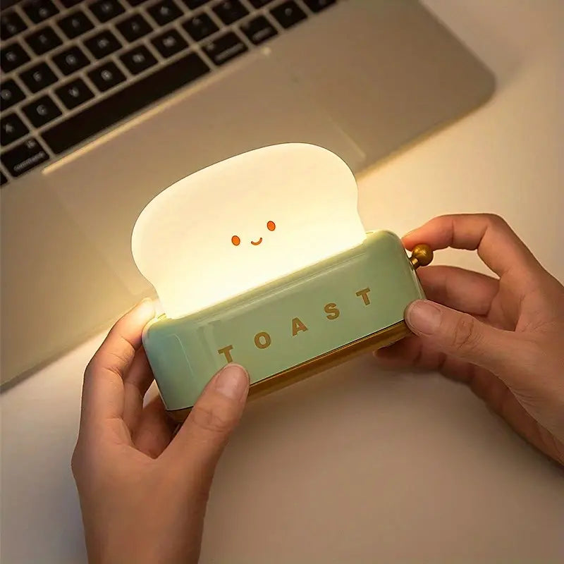 Cute Night Light - GlowToasty-Green-The Livary