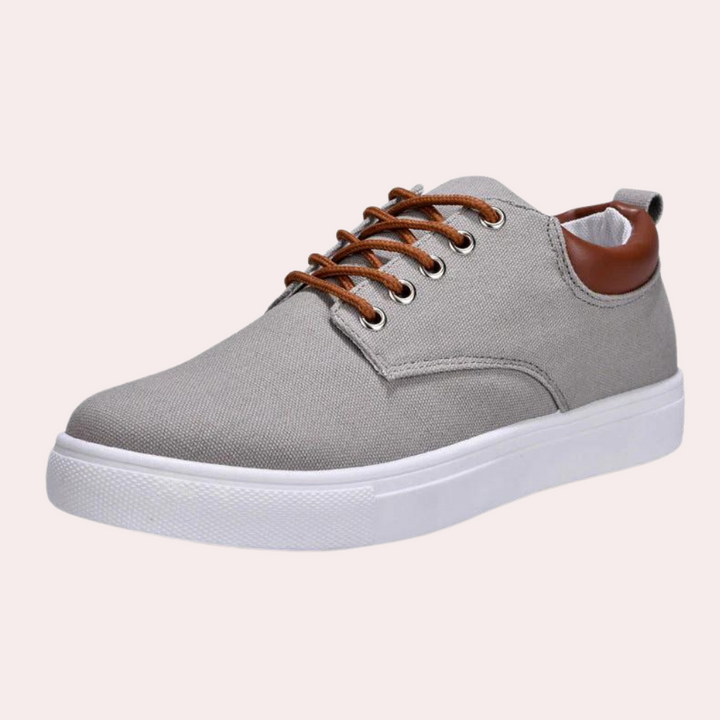 Comfortable orthopaedic men's shoes with support function for everyday use – Leon-Blue-6-The Livary