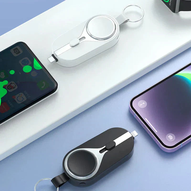 Wireless Charging Clip – VoltClip-Black-iPhone-The Livary