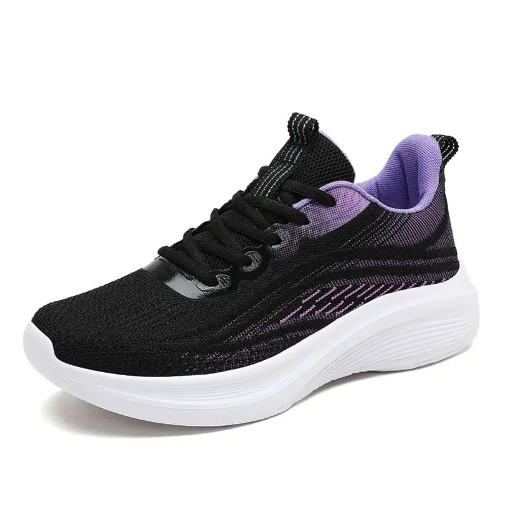 Comfortable Orthopaedic Sneakers - AeroStride-2.5-White-Grey-The Livary