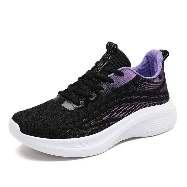Comfortable Orthopaedic Sneakers - AeroStride-2.5-White-Grey-The Livary
