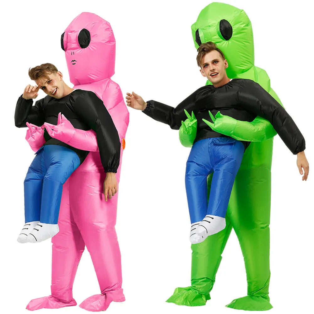 Alien Costume for Kids and Adults - Cosmo-Green-47.24 inches – 59.06 inches-The Livary