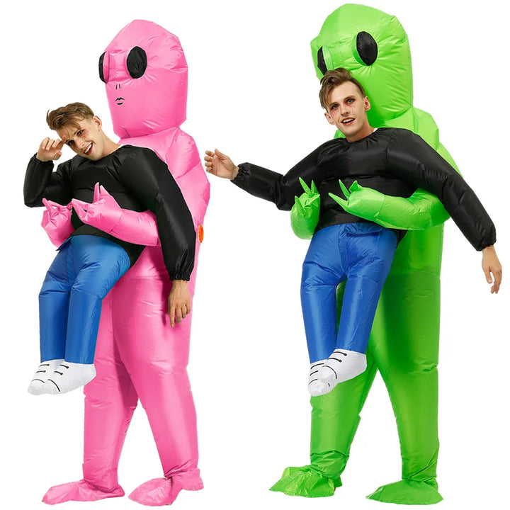 Alien Costume for Kids and Adults - Cosmo-Green-47.24 inches – 59.06 inches-The Livary