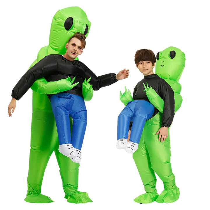 Alien Costume for Kids and Adults - Cosmo-Green-47.24 inches – 59.06 inches-The Livary