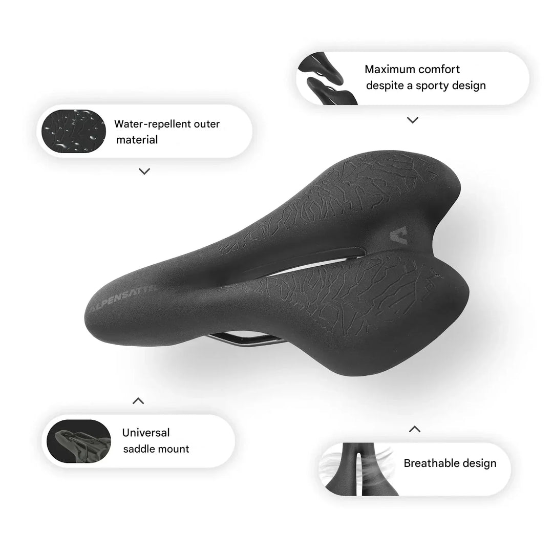 Ergonomic Bicycle Saddle with Memory Foam – SaddlePeak AirRide-The Livary