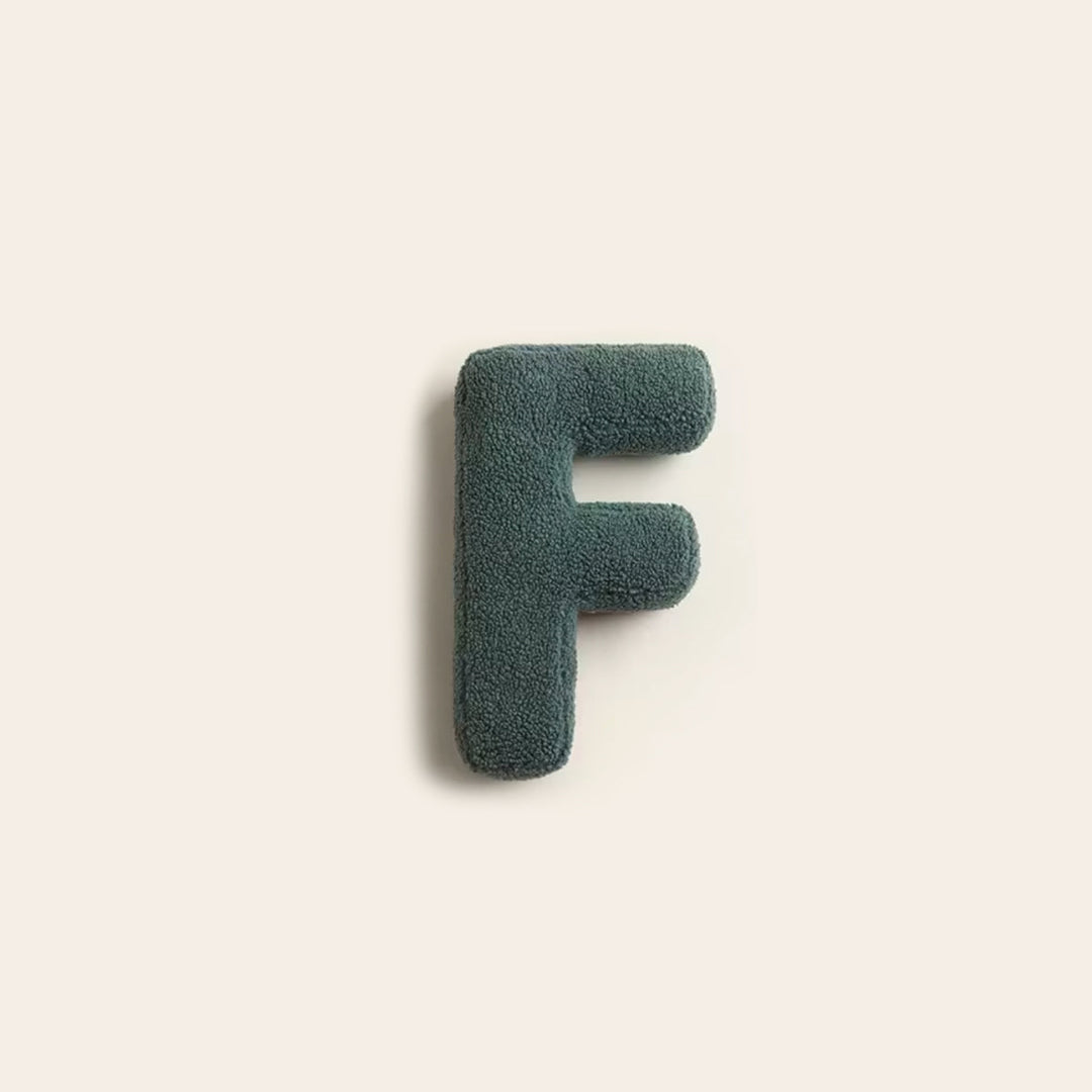 Decorative Alphabet Cushion – LetterLounge-F-The Livary