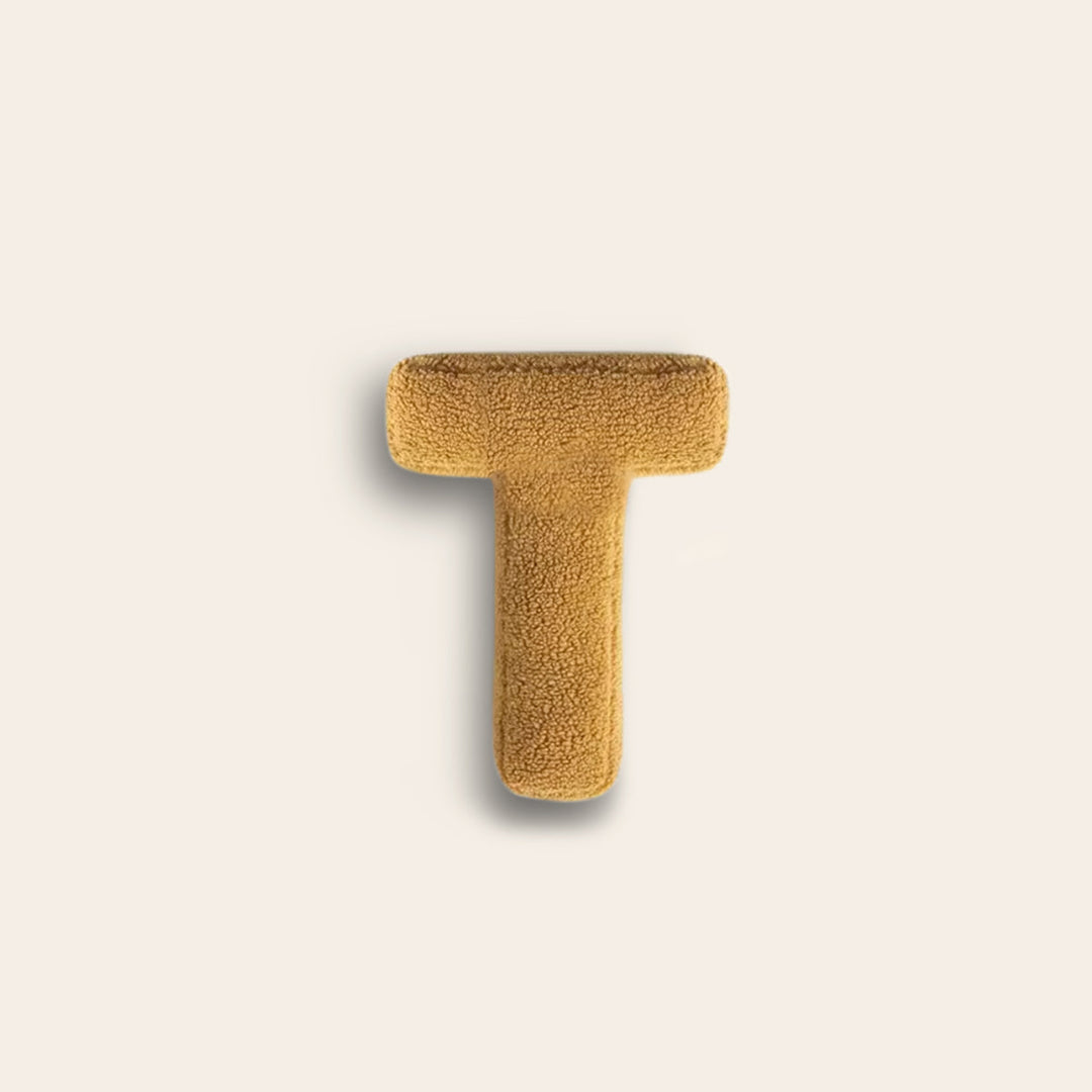 Decorative Alphabet Cushion – LetterLounge-T-The Livary
