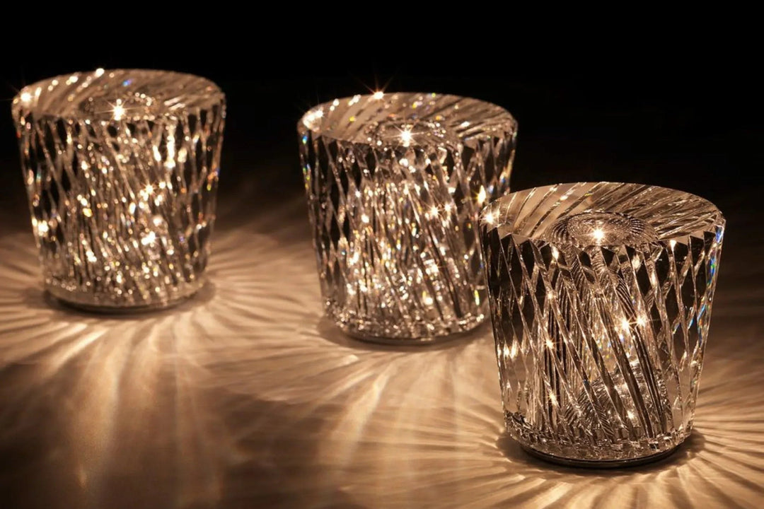 Luxury Rechargeable Diamond Crystal Table Lamp - Lumière Diamond-Acrux-The Livary
