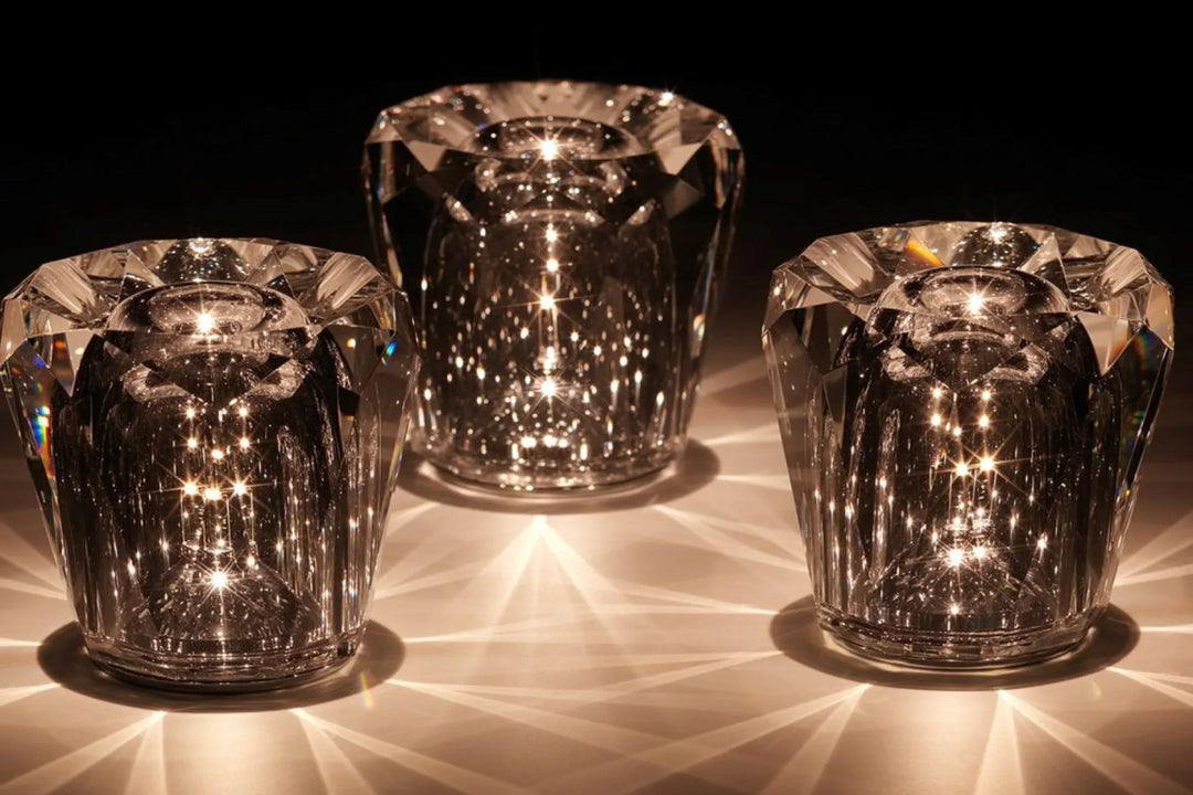 Luxury Rechargeable Diamond Crystal Table Lamp - Lumière Diamond-Acrux-The Livary