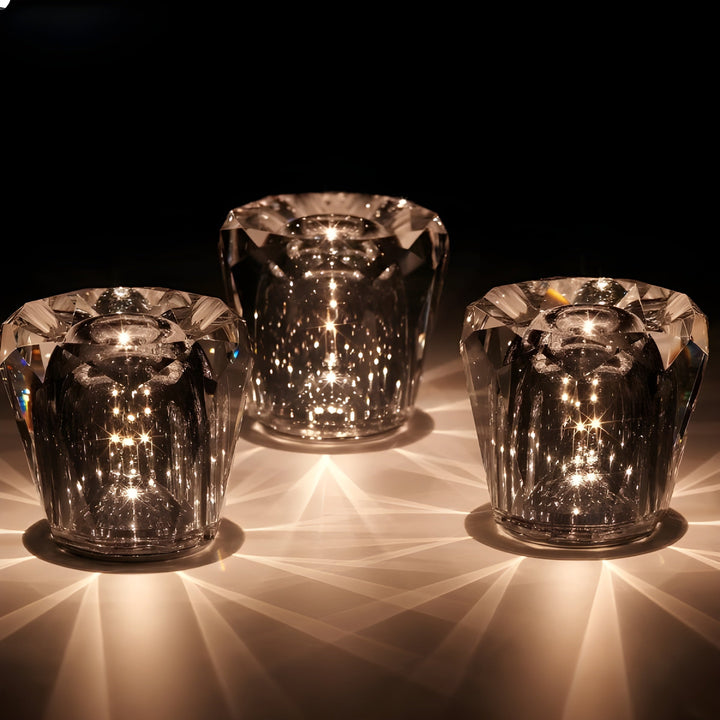 Luxury Rechargeable Diamond Crystal Table Lamp - Lumière Diamond-Acrux-The Livary