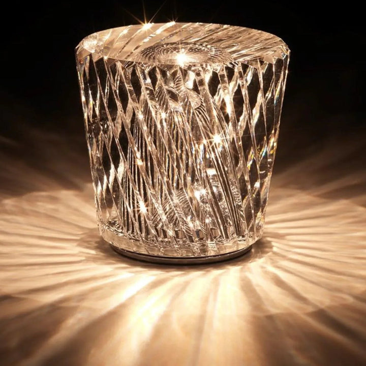Luxury Rechargeable Diamond Crystal Table Lamp - Lumière Diamond-Acrux-The Livary