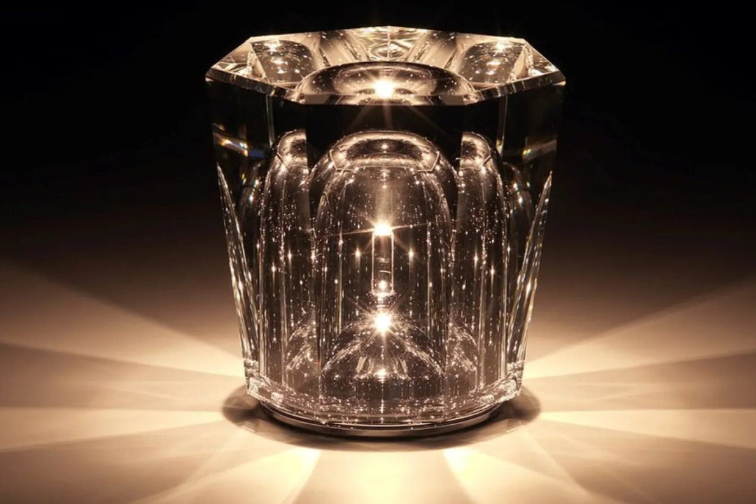 Luxury Rechargeable Diamond Crystal Table Lamp - Lumière Diamond-Acrux-The Livary