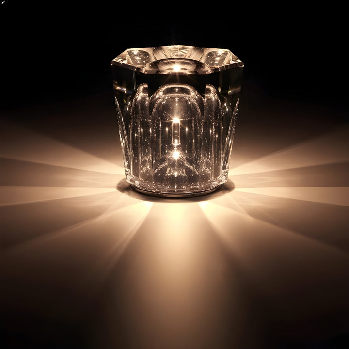 Luxury Rechargeable Diamond Crystal Table Lamp - Lumière Diamond-Decrux-The Livary