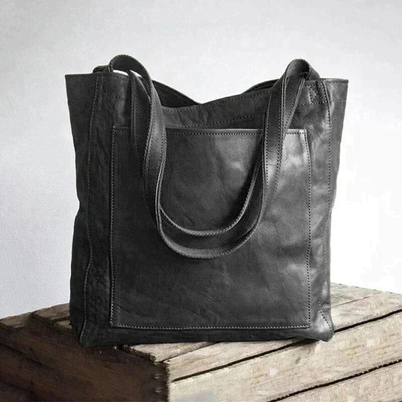 Timeless Tote Bag - Elora-Black-The Livary