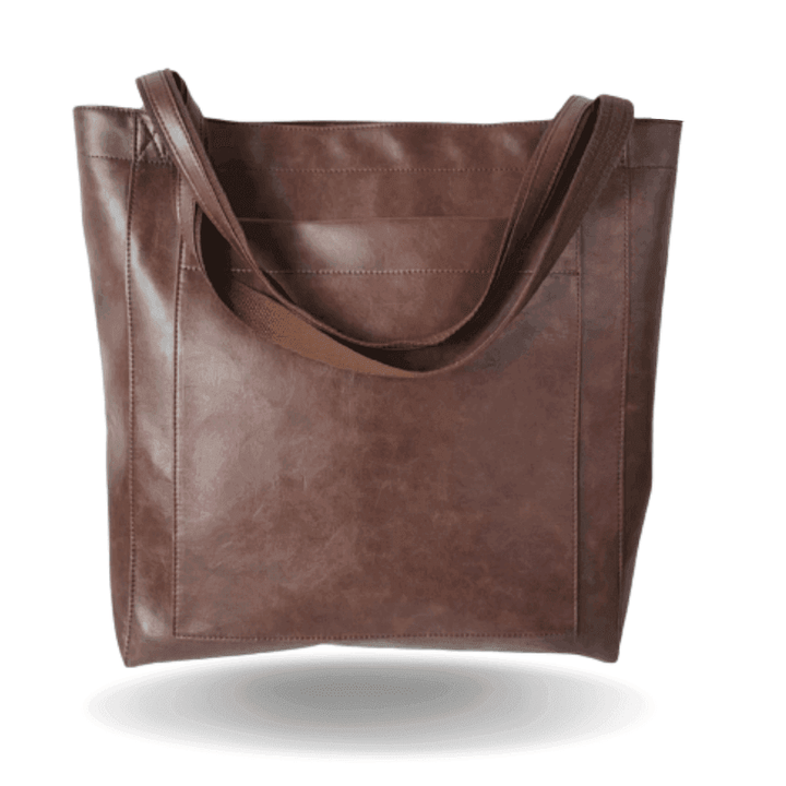 Timeless Tote Bag - Elora-Dark brown-The Livary