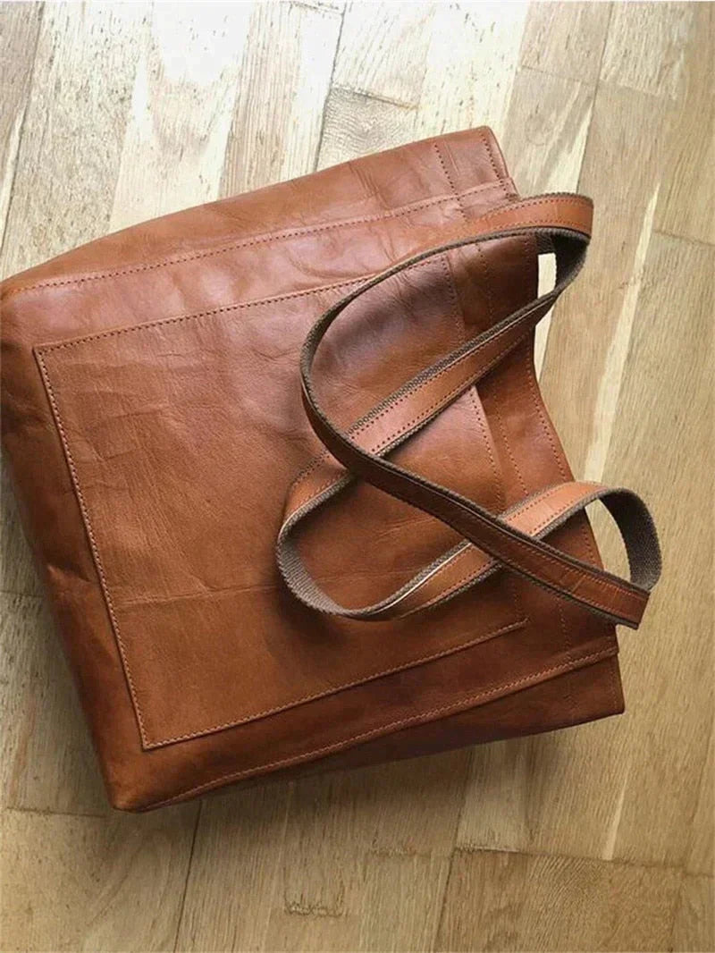 Timeless Tote Bag - Elora-Brown-The Livary