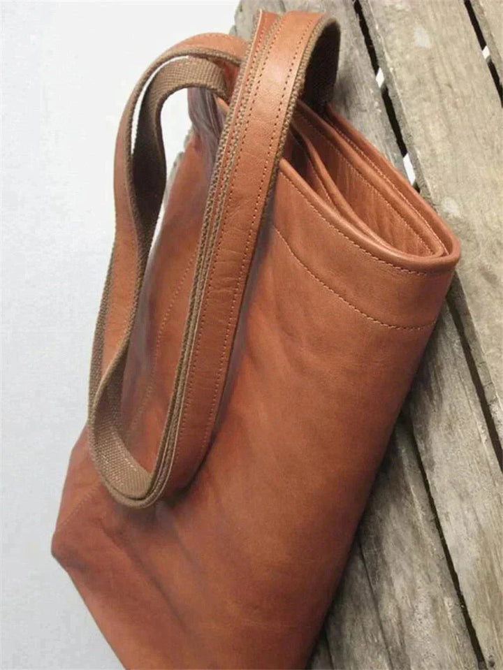 Timeless Tote Bag - Elora-Brown-The Livary