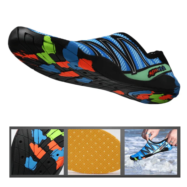 Fast-drying water shoes – AquaFlex-Dark blue-2.5-The Livary