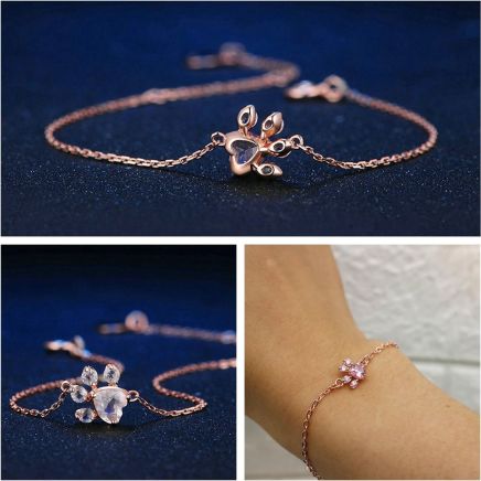 Rose Quartz Bracelet - LovePaw™-The Livary