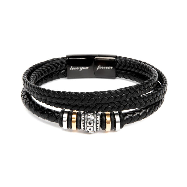FOR MY HUSBAND - I LOVE YOU; FOREVER - BRACELET-Standard-The Livary