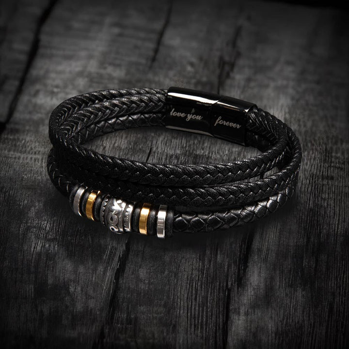 FOR MY HUSBAND - I LOVE YOU; FOREVER - BRACELET-Standard-The Livary