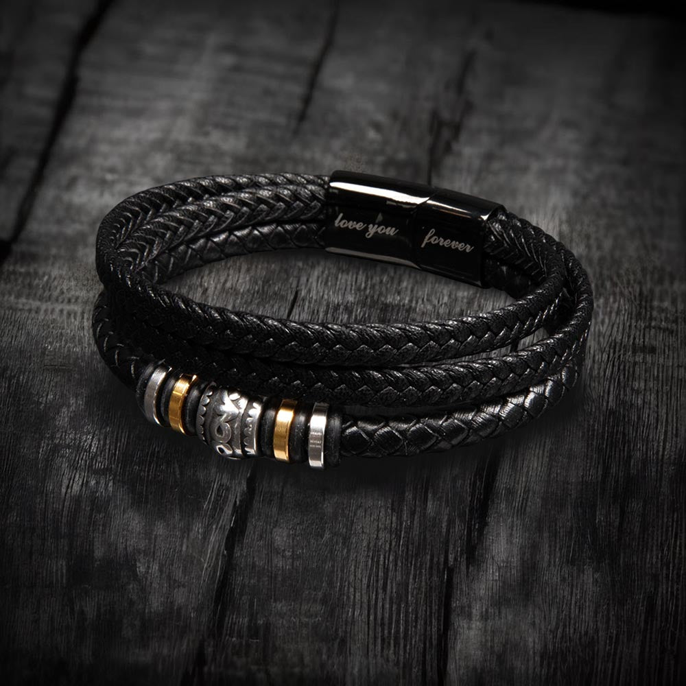 FOR MY SON - LOVE YOU FOREVER - BRACELET-Standard-19cm-The Livary