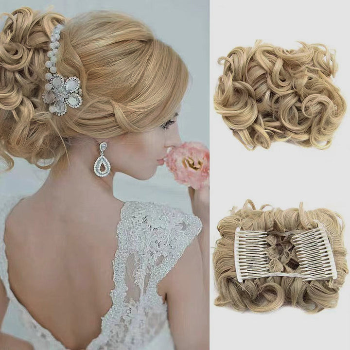 Curly Knot Hair Extension – FluffyFix-01#-The Livary